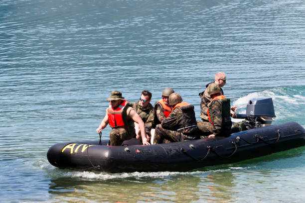 rigid inflatable boat for military

